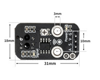 Module de capteur de détection infrarouge HS-S01A 3.3V-5.5V avec broches 2.54mm pour suivi et évitement d'obstacles pour kits de robots DIY