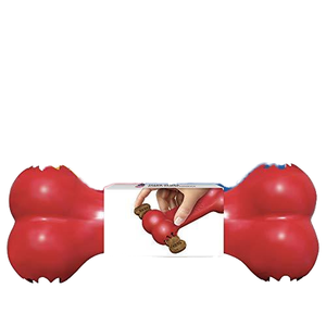 Vendita calda giocattolo interattivo in gomma naturale per cani di sicurezza e cigolio resistente per animali domestici Dispenser cibo molare-Friendly mangiatoia ossa giocattolo da masticare - Product Image 6