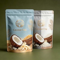Sachet Doypack Personnalisé Réutilisable de Qualité Alimentaire avec Fermeture Zip en Feuille d'Aluminium Anti-Humidité et Anti-Huile pour l'Emballage de Copeaux de Noix de Coco et le Stockage d'Aliments pour Animaux