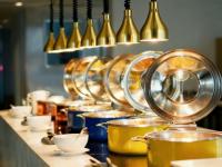 Lampe de maintien au chaud télescopique à tête unique, chauffe-plat commercial, équipement de maintien au chaud des aliments électrique pour la restauration