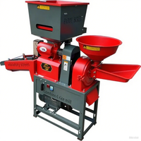 Machine à décortiquer le riz automatique multifonctionnelle, moulin à riz portable à double vibration, broyeur de céréales, épices, moulin à farine fine, moteur