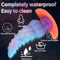 Dildo de Tentáculo Monstruoso de Silicona, Juguete Sexual Anal Realista con Forma Especial para Adultos
