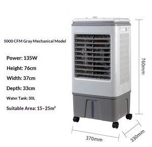 Ventilateur d'air refroidi à l'eau, refroidisseur d'air portable à eau, refroidisseur d'air domestique et industriel, ventilateur de refroidissement à eau - Product Image 4
