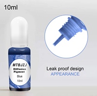 Kit de pigments et de résine, 10ML, 10ML, encre artistique, alcool, 25 couleurs