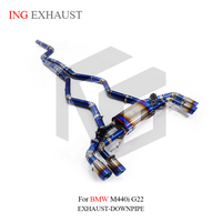 ING Usine Titane Tuyau D'échappement Silencieux Valve Catback Échappement Électronique pour BMW M440i G22 avec Tuyaux D'échappement De Voiture De Haute Qualité