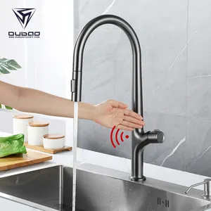 Hot Sale Smart Gooseneck Kitchen Faucets Pull Down Touch Infrared Sensor Faucet