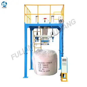 500kg 1000kg 1500kg FIBC Bulk Big Bag For Sugar Salt Calcium Carbonate Powder Flour Filling Packaging Machine