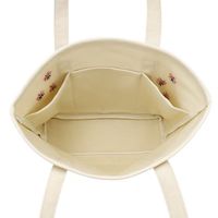 Sac fourre-tout en toile imprimé à fermeture éclair, tendance et abordable, réutilisable, personnalisable, en coton, vente en gros avec logo