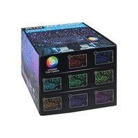 Kit de plafonnier étoilé RGB+CCT 16W, 0,75 mm*300 pièces* 2m/3m/4m, alimentation embarquée avec fonction scintillante