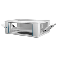 Armoire de serveur murale 4U 19 pouces pour surveillance de sécurité, avec conduit de câbles intégré, pour centre de données CCTV SYNSTRO Stock