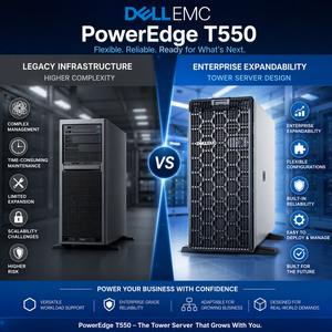 Serveur Tour PowerEdge T550 Fourniture d'Usine, Série Xeon Scalable Double Processeur pour l'Informatique Professionnelle, Processeur Xeon Puissant T550 - Product Image 6