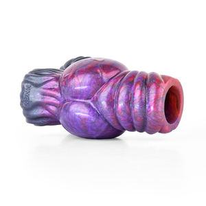 Neu ankommen Wieder verwendbare Silikon Dildo Ärmel Adult Sex Shop Vergrößerung dildo Nackter Kopf Ärmel für Männer Sex Paare - Product Image 3