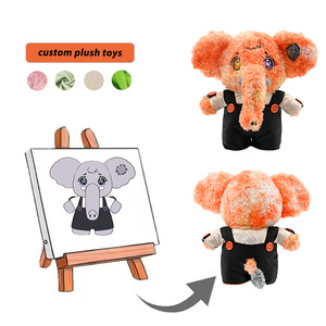 Fábrica <span class=keywords><strong>de</strong></span> juguetes <span class=keywords><strong>de</strong></span> animales personalizados, venta al por mayor, cómodo <span class=keywords><strong>elefante</strong></span> <span class=keywords><strong>de</strong></span> peluche supersuave, muñeco desmontable, decoración del hogar - Product Image 1