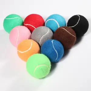 Custom Size Pet Training Tennis Balls Chewing Interactive Toys Dog Playing Tennis Ball For Large Medium Small Dogs