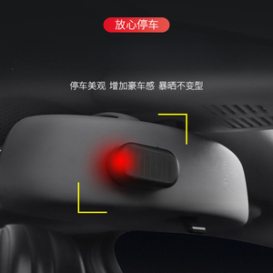 Luz antirrobo solar para <span class=keywords><strong>coche</strong></span>, simulación de advertencia, <span class=keywords><strong>alarma</strong></span> intermitente, decorativa, sensor interior LED - Product Image 3