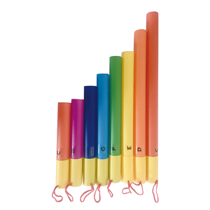 <span class=keywords><strong>TUBE</strong></span>-8 musical plástico sintonizado tubos som percussão instrumentos musicais para crianças criança escala pentatônica - Product Image 1