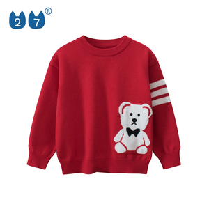 Maglione causale caldo da bambina nuovo stile cartone animato invernale per bambini - Product Image 3