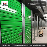 Sistema de Unidades de Almacenamiento, Estructura de Acero Galvanizado, Unidades de Almacenamiento Prefabricadas Modulares, Instalación con Divisiones Interiores