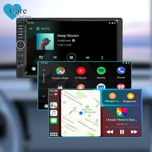 CareDrive 7 인치 2 + 32Gb 더블 딘에 적합 gmc 시보레 뷰익 자동차 GPS 내비게이션 안드로이드 무선 Carplay