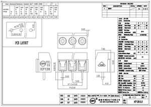 Клеммные колодки KEFA KF126-5.0 Hanroot, никелированные, 250В 8А - Product Image 4