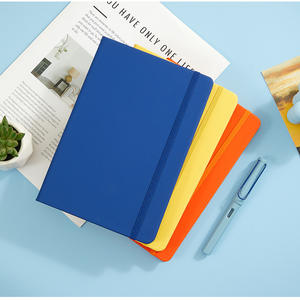 Libreta A5 Personalizada al por Mayor con Logotipo, con Cintas Elásticas y Cuero PU de Alta Estética, Diario de Color Sólido - Product Image 3