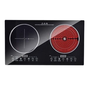 Imichef Bếp Điện Kép Chất Lượng Cao Gia Dụng 2200W + 2200W Bếp Hồng Ngoại Và Bếp Cảm Ứng 2 Đầu Đốt - Product Image 1