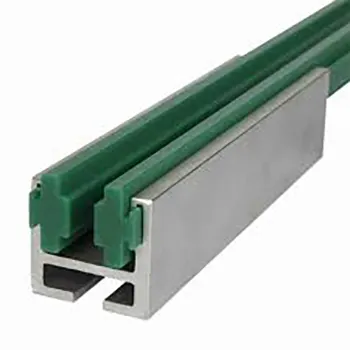 conveyor guard rail chain guide conveyor plastic curved chain linear side guide rail chain pallet