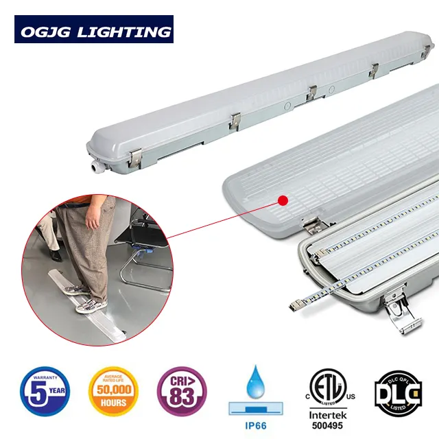 Chất Lượng Cao Không Thấm Nước Ip66 Có Thể Thay Thế Đèn Led Huỳnh Quang Đèn Chống Ẩm Tủ Đông Batten Ánh Sáng Tuyến Tính