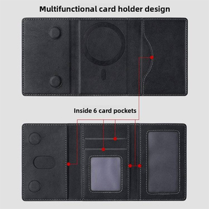 Dompet Kartu Kulit PU Anti-RFID Desain Khusus dengan Magnet - Product Image 3