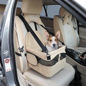 Siège rehausseur de <span class=keywords><strong>voiture</strong></span> pour <span class=keywords><strong>chien</strong></span> Senful Deluxe, structure métallique robuste, laisse de sécurité, pliable, respirant, réglable, certifié BSCI pour tous - Product Image 1