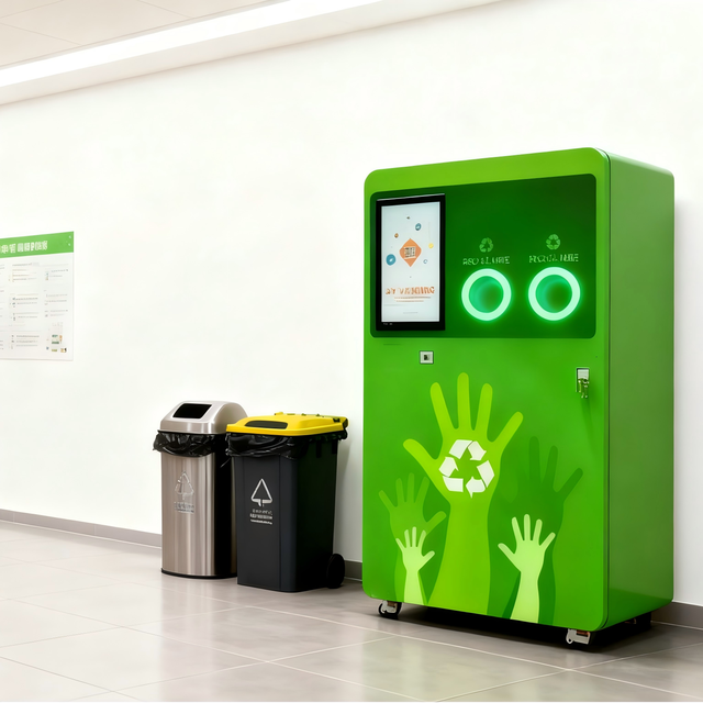 XY High-quality Intelligent Automatic Recycling Vending Machine, Large Capacity, Recycles Plastic Bottles and Cans.