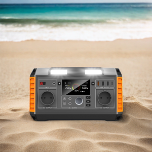 Power Bank portabel luar ruangan 600W, baterai <span class=keywords><strong>Lithium</strong></span> Ternary untuk berkemah Generator surya dengan sumber daya Panel surya nirkabel - Product Image 6