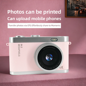 กล้องดิจิตอลสำหรับเด็ก 48MP กล้องถ่ายภาพและวิดีโอแบบพกพาขนาดเล็ก โฟกัสอัตโนมัติ ป้องกันการสั่นไหว สำหรับเด็ก เป็นของขวัญ - Product Image 3