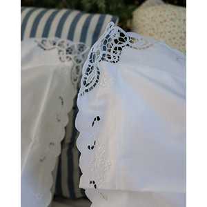 Sábanas Ajustables y Planas para Cama Doble Pietrochianese con Ribete de Encaje Burano - Product Image 4