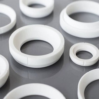 Asiento de Válvula Sanitaria de PTFE, Tamaño Personalizado, Resistente a Químicos, Alta Temperatura y Desgaste, Anillo de Asiento de PTFE para Equipos de Servicio Pesado