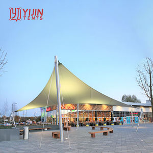 Tensile <b>Tent</b> Membrane Structure Fabric <b>Tent</b> PVDF Fabric Tensile <b>Shade</b> Membrane Structure Roofing - Product Image 3
