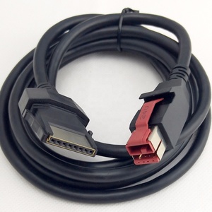 Hot Sale 24V M USB Power Din 3P Male 'Y' Cables Retail 4P Wiring Harness for Printers POS Systems 24V M USB B M 3P 4P - Product Image 1