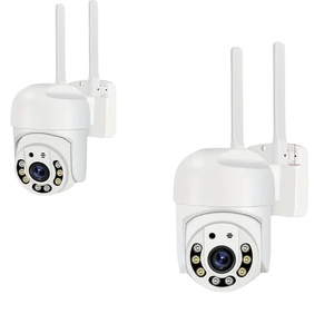 Cámara de Vigilancia Exterior con Conexión a Red Doméstica, Monitoreo por Cable, WiFi, Control Remoto por Teléfono Móvil, Intercomunicador por Voz - Product Image 1