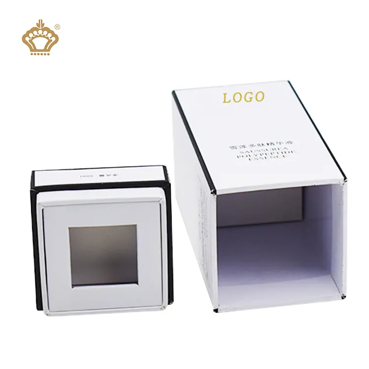 Белый высококачественный флакон для парфюмерии упаковочная коробка подарочная коробка бумажная коробка с отверстием EVA