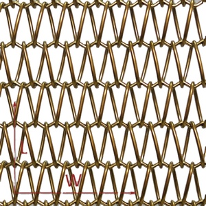 Vật liệu xây dựng kim loại phân vùng vải với lưới thép xác định không gian nội thất - Product Image 2