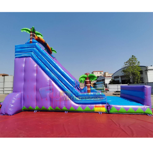 บ้านลมเด็กเล่นกลางแจ้งพร้อมสไลเดอร์เป่าลมแบบทรอปิคอล - Product Image 3