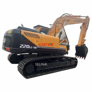 รถขุดไฮดรอลิกฮุนได R220LC-9s ขนาด 22 ตัน มือสอง พร้อมรับประกัน 1 ปี ผลิตในญี่ปุ่น ประสิทธิภาพการทำงานสูง - Product Image 1