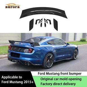 Спойлер для Ford <span class=keywords><strong>Mustang</strong></span> GT500 из углеродного волокна, модель заднего крыла, подходит для Ford <span class=keywords><strong>Mustang</strong></span> 2015-2022 - Product Image 2