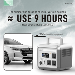 สถานีไฟฟ้าพกพา JOKO 2024 CE Certified สำหรับใช้งานกลางแจ้ง ความจุสูง 360000mAh 1152WH เครื่องกำเนิดไฟฟ้าแบบพกพา AC 1500W ระบบกักเก็บพลังงาน - Product Image 5