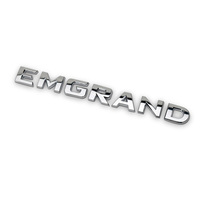 Emblème en plastique ABS chromé 3D personnalisé Autocollants d'emballage automatique Emblèmes de voiture de moto de camion Badges