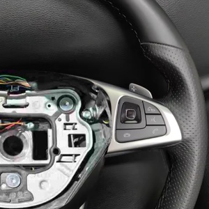 Housse de <span class=keywords><strong>volant</strong></span> pour <span class=keywords><strong>Mercedes</strong></span> Benz W176 W246 W205 C117 R231 R172 C253 AMG C43 GLA 45 X156 - Product Image 2