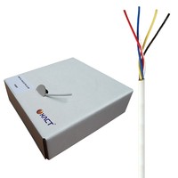 Câble à fibre optique LSZH à 6 conducteurs avec gaine en PVC Bouclier en feuille d'aluminium certifié CE pour les applications de contrôle et d'instrumentation audio