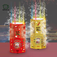 Nouveau grand cadeau de Festival, Simulation de pétards, effet lumineux musical, Spray 39 trous, Machine à bulles de feux d'artifice pour enfants, jouets