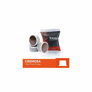 100 Capsule di Caffè Toraldo Cremosa, Monouso in Alluminio, Metallo, Plastica e Ceramica, Compatibili con Fior Fiore 0.13/Capsule - Product Image 2