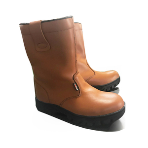 Stivali di Sicurezza Invernali di Alta Qualità, Impermeabili, Caldi, in Pelle Marrone, Senza Lacci, <span class=keywords><strong>con</strong></span> <span class=keywords><strong>Pelliccia</strong></span> - Product Image 2